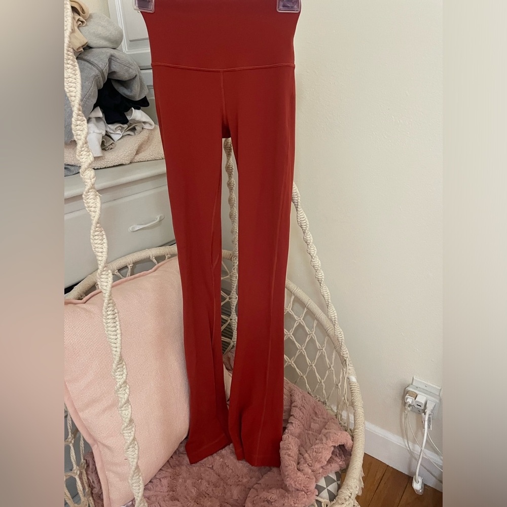 lulu flared leggings